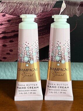 NEW 2-Pc CHAMPAGNE TOAST Hand Cream Bath & Body Works
